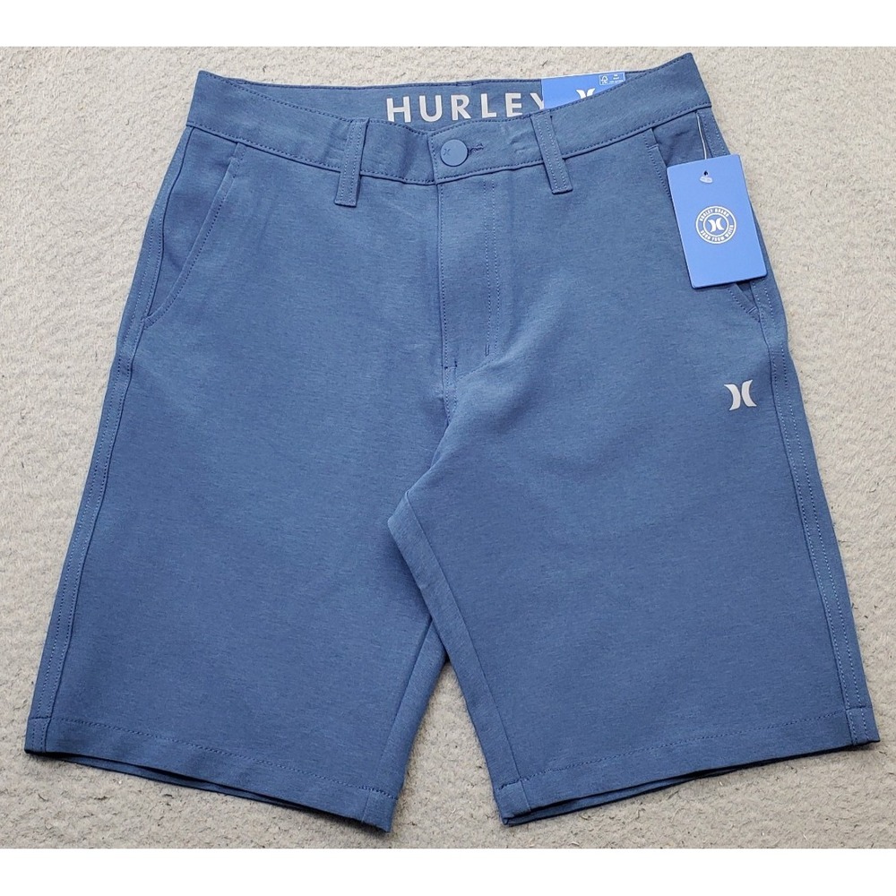 Hurley Hybrid Golf Walk Shorts Mens 27 Blue 4-Way Stretch Quick Dry Performance